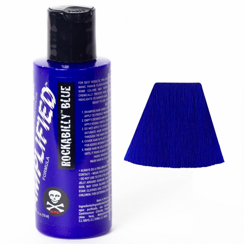 Усиленная краска для волос Rockabilly® Blue Amplified™ Squeeze Bottle - Manic Panic